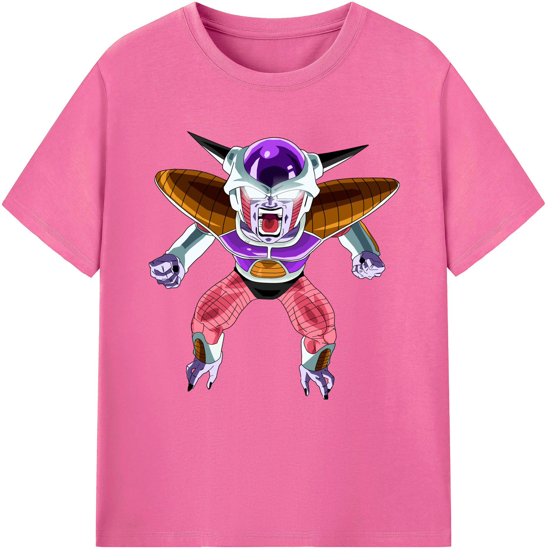 （画像用） ドラゴンボール フリーザ DRAGON BALL Frieza レディースカジュアルプリントTシャツ（綿100％）